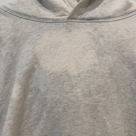 Aritzia Tna Cozy Fleece Perfect Hoodie – Heather Light Grey / Size 2XL - Picture 4 of 7